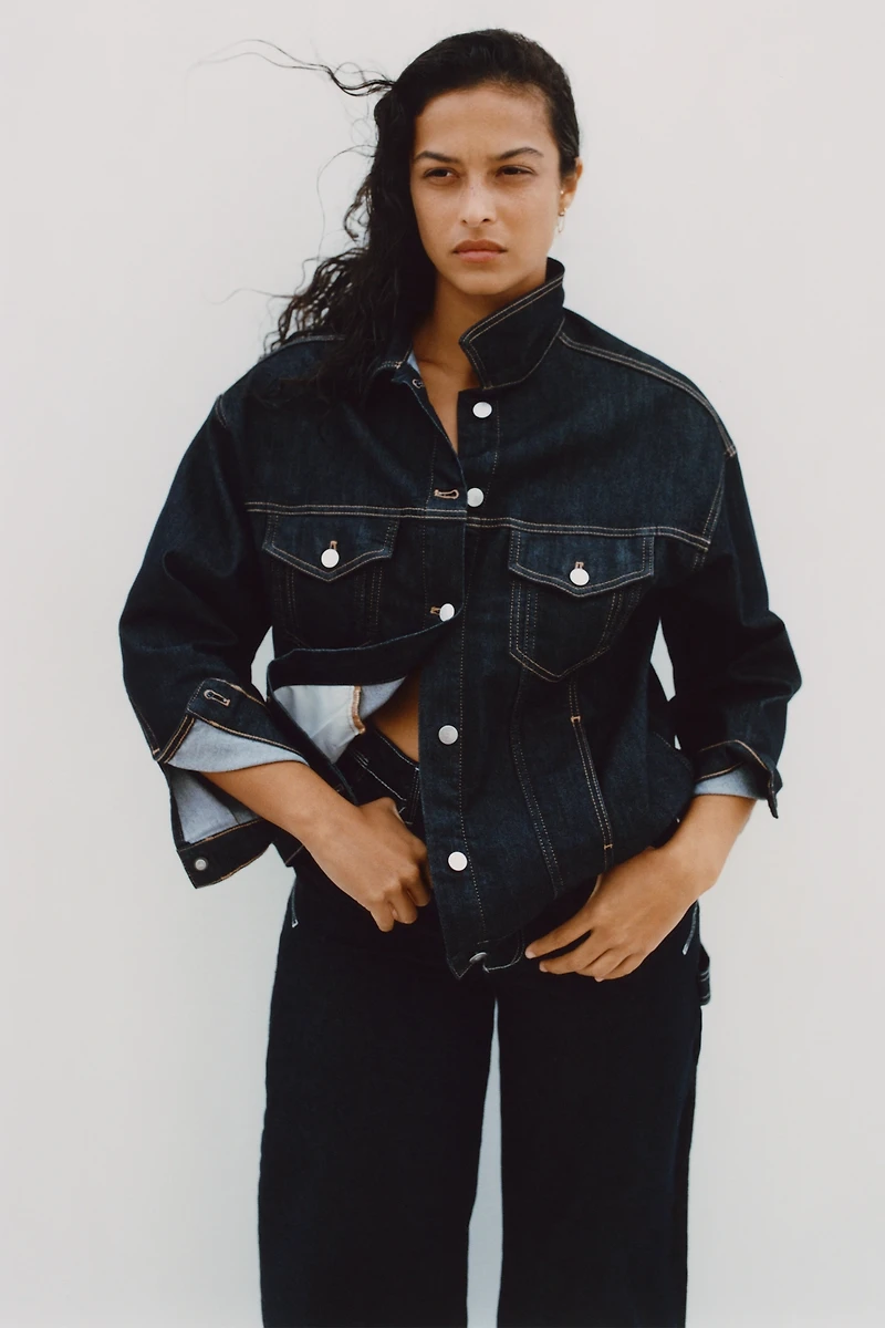The Weston Denim Boyfriend Jacket by Pilcro