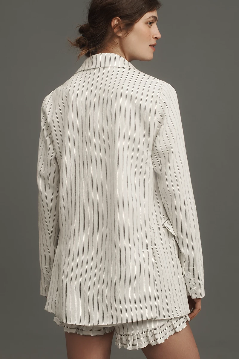 The Tessie Blazer by Maeve: Striped Edition