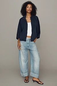 By Anthropologie Funnel-Neck Nylon Jacket