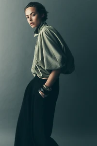 By Anthropologie Funnel-Neck Nylon Jacket