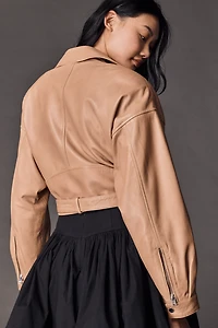 Lamarque Dylan 80's Leather Biker Jacket