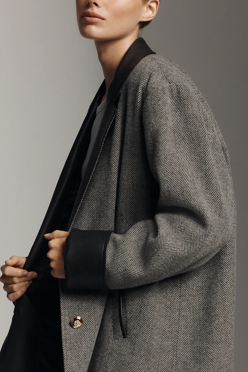 Lamarque Evie Herringbone Blazer