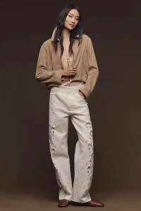 Lamarque Robbie Suede Bomber Jacket