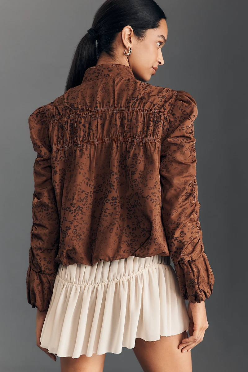 By Anthropologie Ruched Jacket