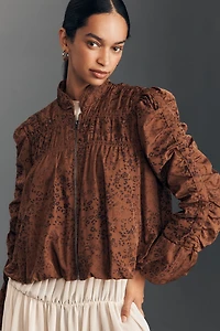 By Anthropologie Ruched Jacket