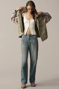 Pilcro Sweater Sleeve Utility Jacket