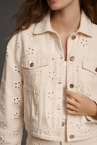 Saylor Eyelet Denim Jacket