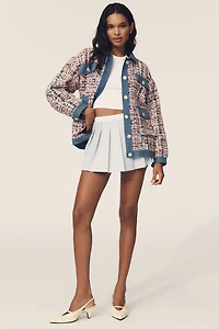 Endless Rose Tweed Denim Jacket