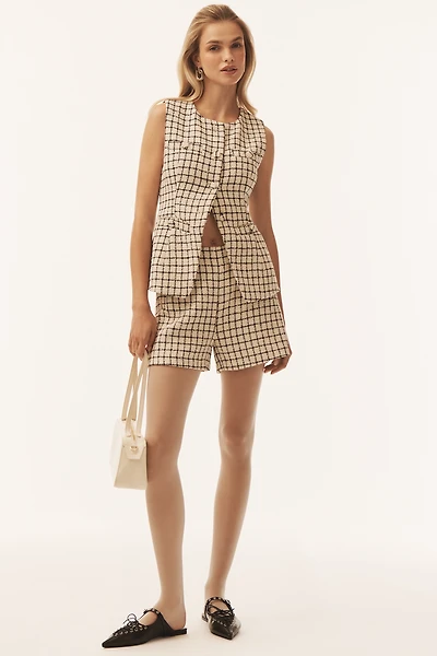 Endless Rose Bouclé Tweed Vest