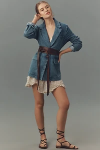 Maeve Oversized Denim Blazer