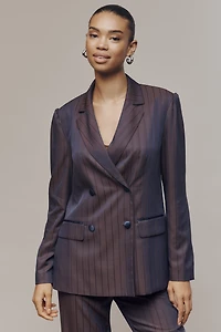 Maeve Pinstripe Relaxed Blazer