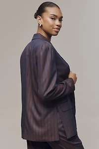 Maeve Pinstripe Relaxed Blazer