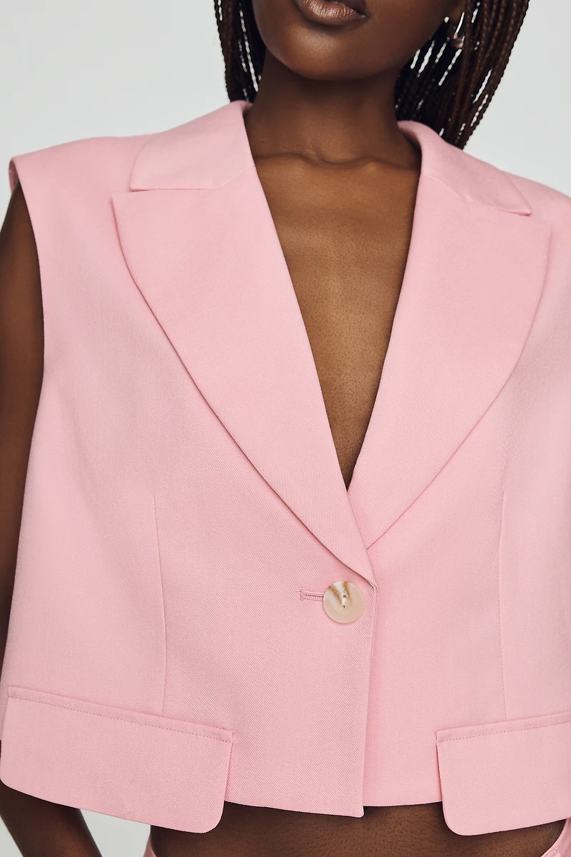 Maeve Tailored Crop Top