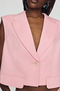 Maeve Tailored Crop Top