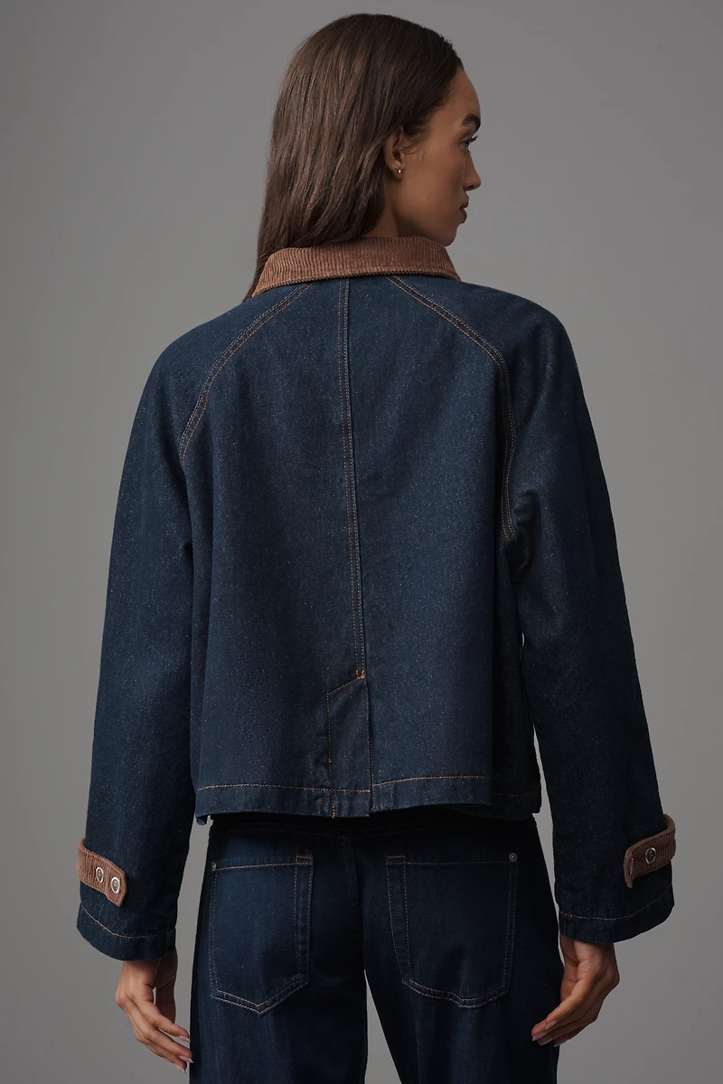 FRNCH Zola Denim Chore Jacket