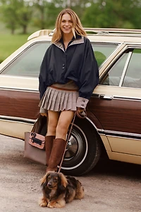 Find Me Now Amaryllis Crop Bomber Jacket