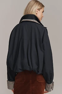 Find Me Now Amaryllis Crop Bomber Jacket
