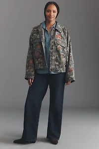 Pilcro Embroidered Utility Jacket