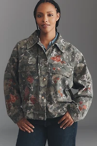 Pilcro Embroidered Utility Jacket