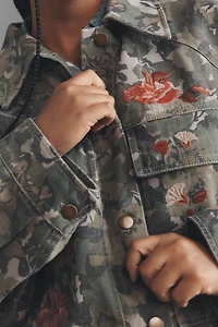 Pilcro Embroidered Utility Jacket