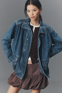 Etica Sonora Bohemian Denim Barn Jacket