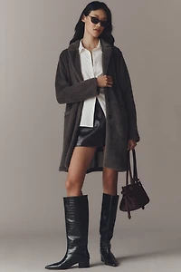 Sanctuary Hometown Fuzzy Knit Coat