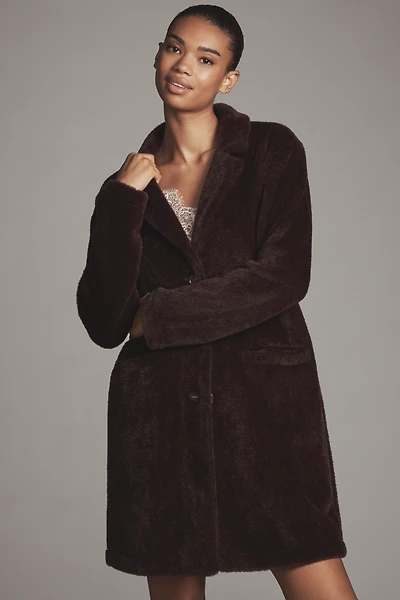 Sanctuary Hometown Fuzzy Knit Coat