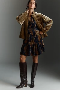 Sanctuary Victoria Quilted Velvet Jacket