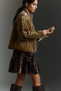 Sanctuary Victoria Quilted Velvet Jacket