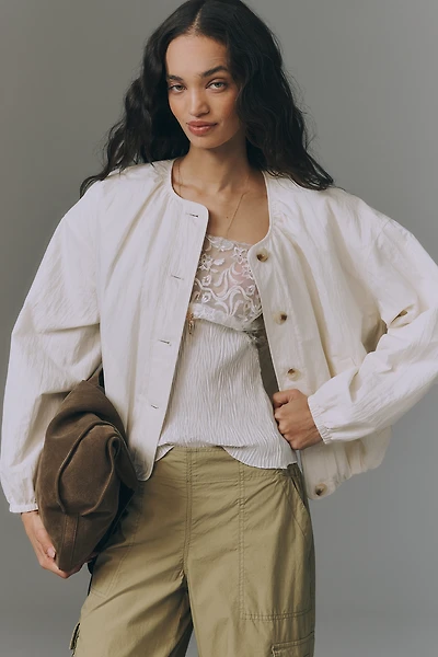 Sanctuary Dandelion Trophy Bubble-Hem Jacket