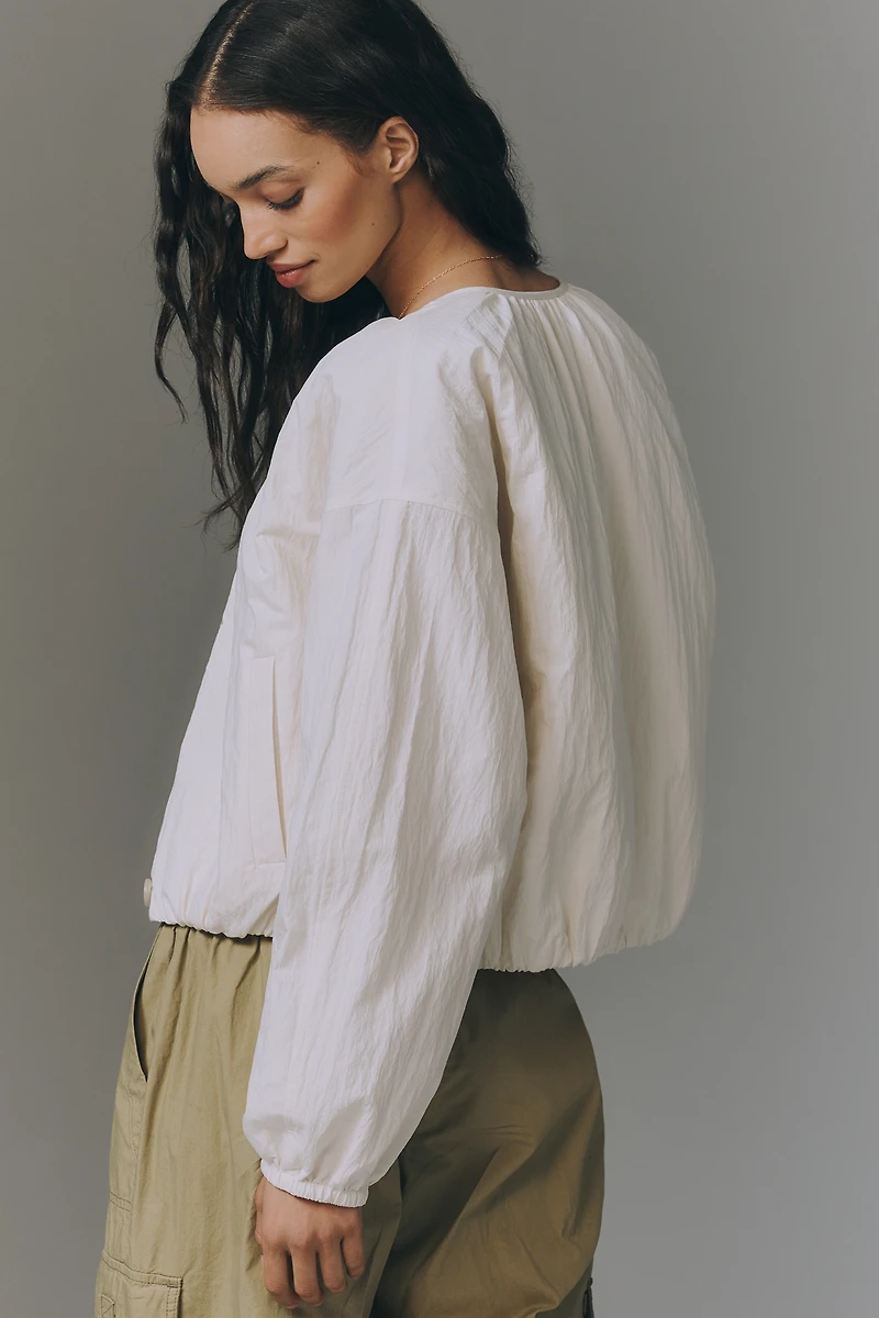 Sanctuary Dandelion Trophy Bubble-Hem Jacket