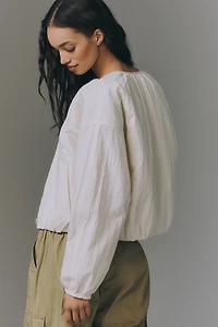 Sanctuary Dandelion Trophy Bubble-Hem Jacket