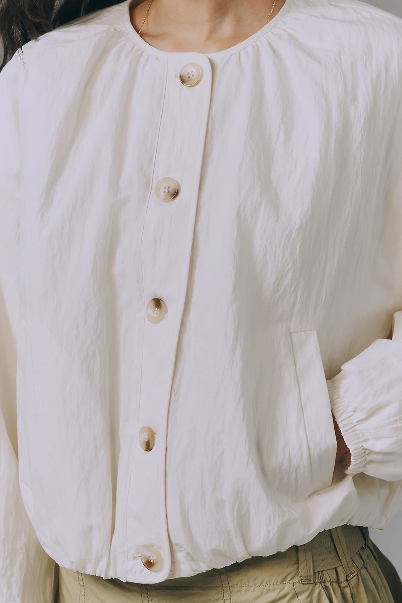 Sanctuary Dandelion Trophy Bubble-Hem Jacket