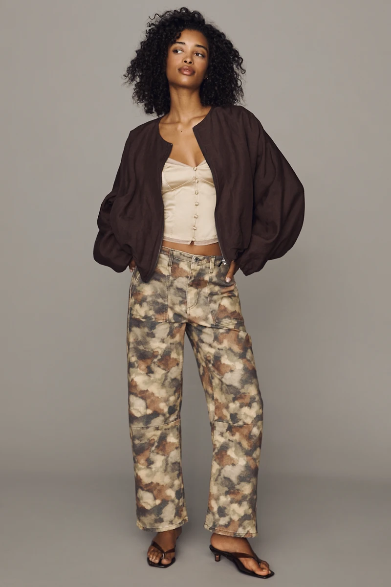 Sanctuary Linen Bubble Jacket