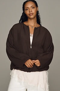 Sanctuary Linen Bubble Jacket