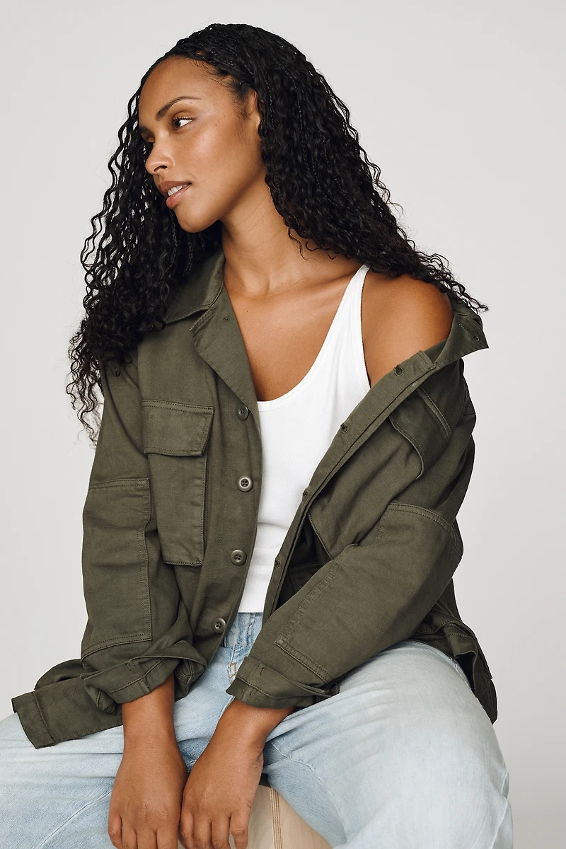 Sanctuary Cotton Utility Jacket
