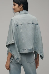 The Weston Cape Denim Boyfriend Jacket by Pilcro