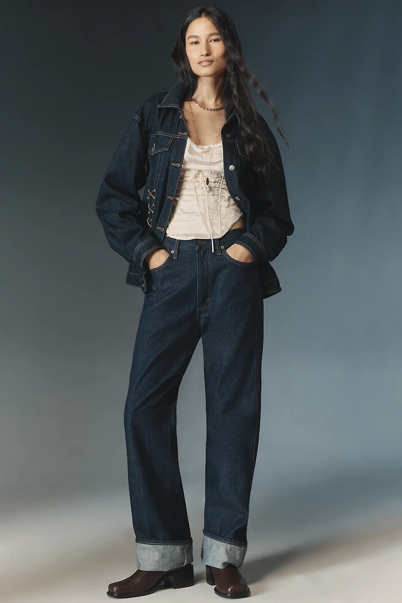 Pilcro Corset Denim Jacket