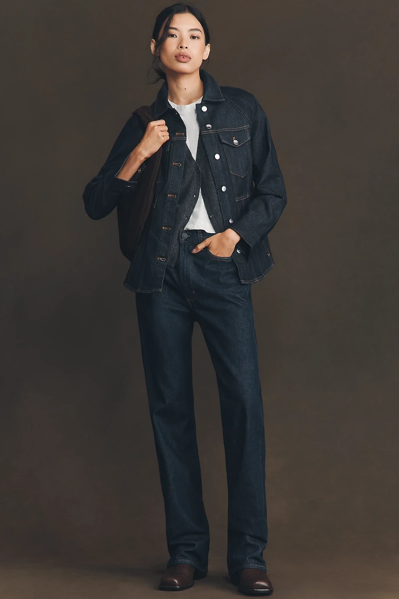 Pilcro Peplum Denim Jacket