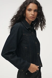Pilcro Denim Capelet Jacket