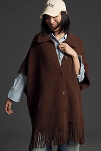 NVLT Mink Eyelash Fringe Coatigan