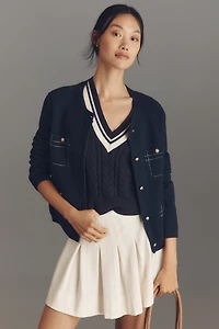 NVLT Knit Topstitch Jacket