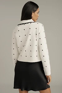 NVLT Polka Dot Knit Jacket