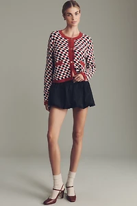 NVLT Checkered Knit Lady Jacket