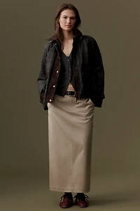 NVLT Waxed Cotton Plaid Jacket