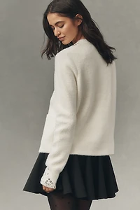 NVLT Sequin-Embellished Knit Lady Jacket