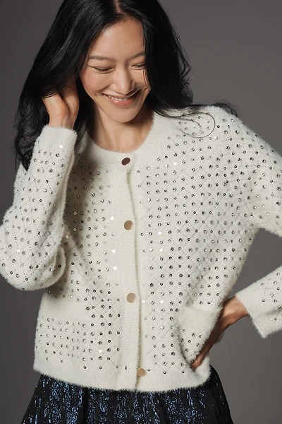 NVLT Embellished Knit Lady Jacket