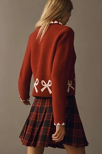 NVLT Whipstitch Bow Knit Lady Jacket