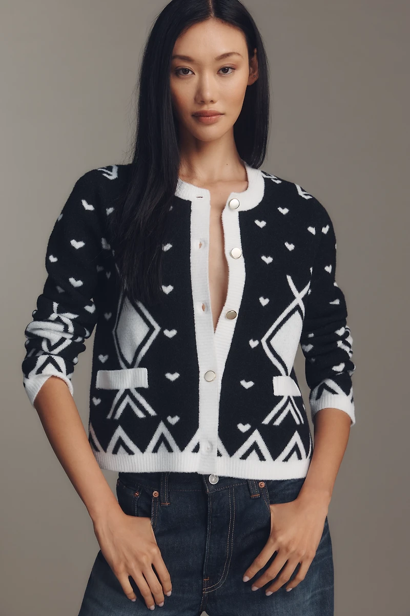 NVLT Argyle Knit Lady Jacket