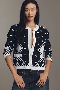 NVLT Argyle Knit Lady Jacket